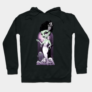 Cute Kawaii Chibi Bride of Frankenstein Hoodie